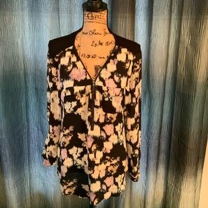 Colorful blouse! Great for work